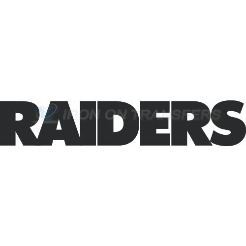 Oakland Raiders Iron-on Stickers (Heat Transfers)NO.664